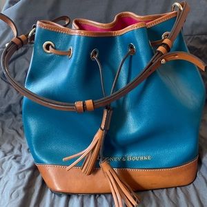 Teal Dooney & Burke Bucket Bag